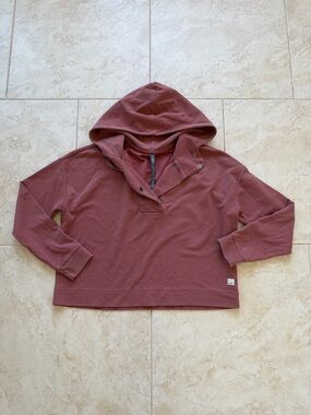 VUORI Bayview Thermal Waffle Hoodie Sweatshirt Jacket